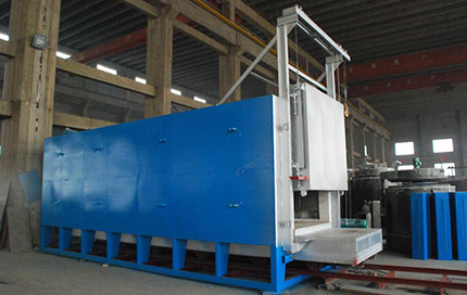 Aluminum alloy trolley annealing furnace