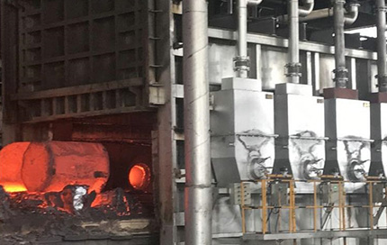 Large bogie-hearth natural gas heating furnace series GT