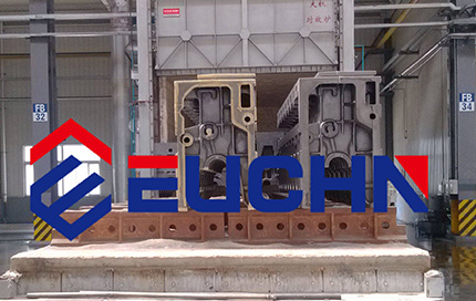 Large bogie-hearth natural gas heating furnace series GT